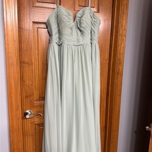 Azazie Bridesmaid Dress AGAVE